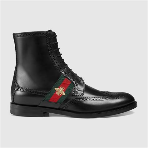 gucci leather boots mens|thigh high gucci boots.